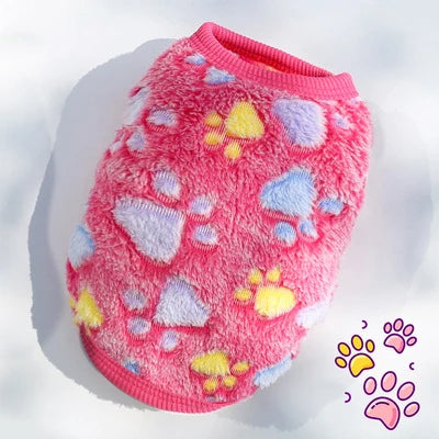Cute Dog Winter Vest for Small Dogs & Cats