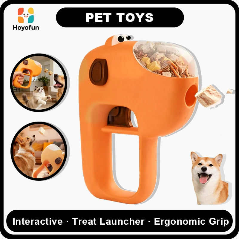 Interactive Dog Treat Launcher