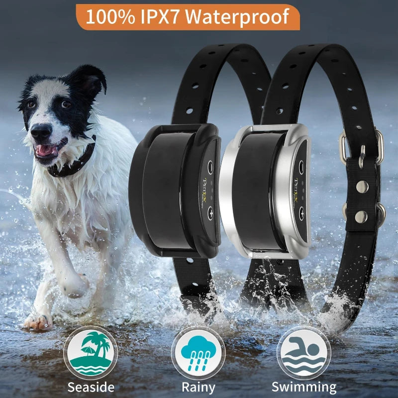 2-Pack Dog Anti Bark Collar