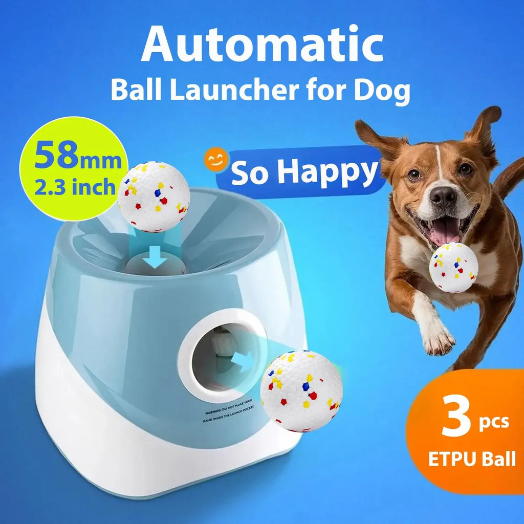 Dog Ball Launcher – Rechargeable Auto Fetch Toy