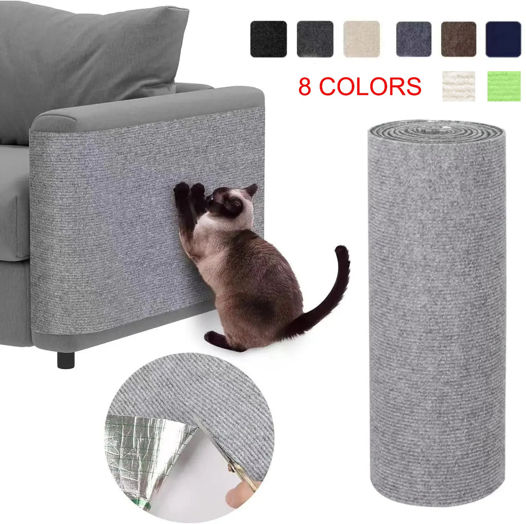 Self-Adhesive Cat Scratching Mat — Save Your Furniture & Satisfy Your Cat's Scratch Itch!