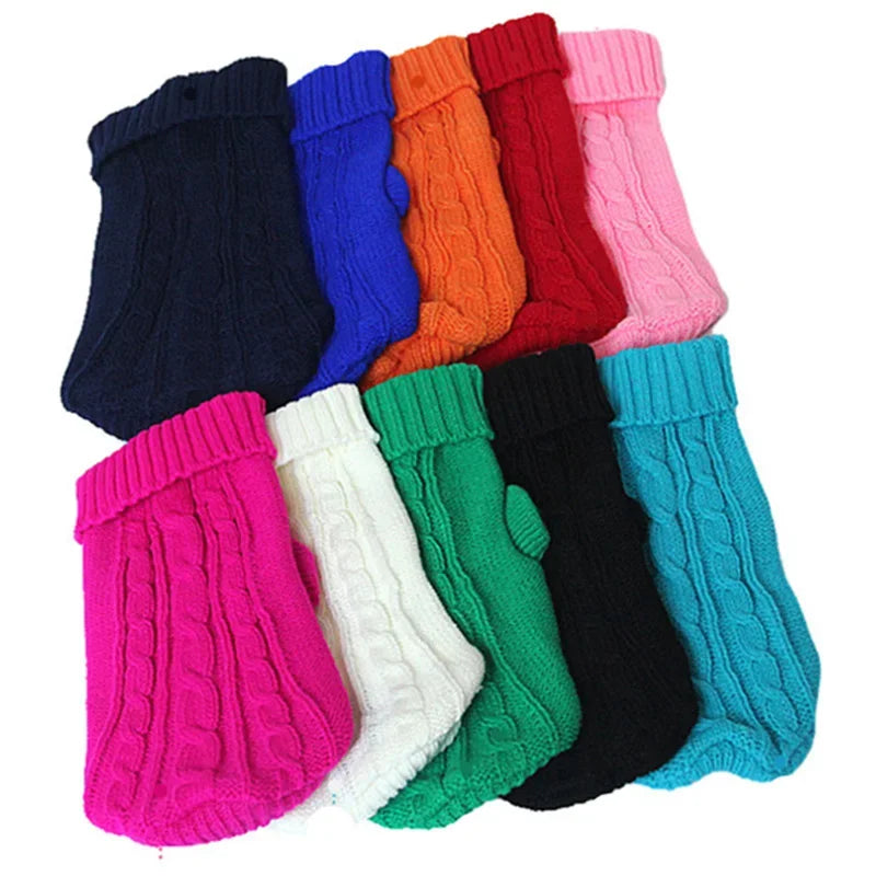 Dog Winter Knit Sweater (XS-XL)