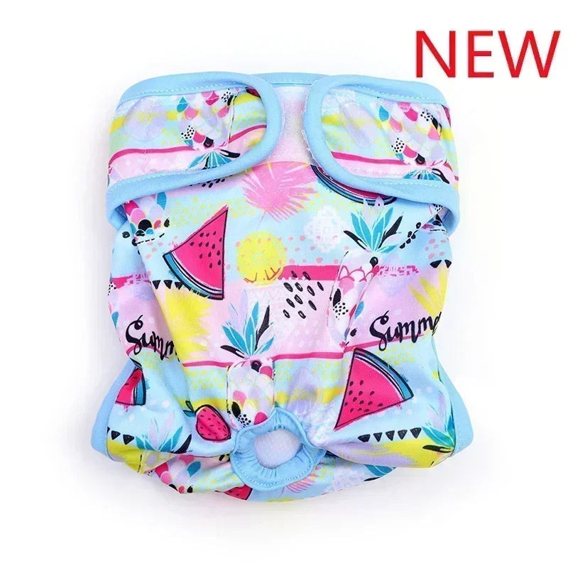 Washable Cartoon Dog Diapers