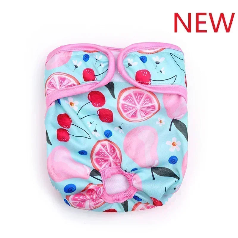 Washable Cartoon Dog Diapers