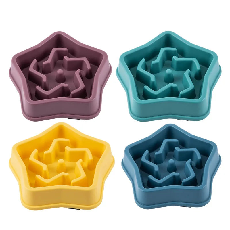 Anti-Choke Slow Feeder Bowl for Dogs & Cats — Non-Slip, Thickened & Available in Fun Colors!