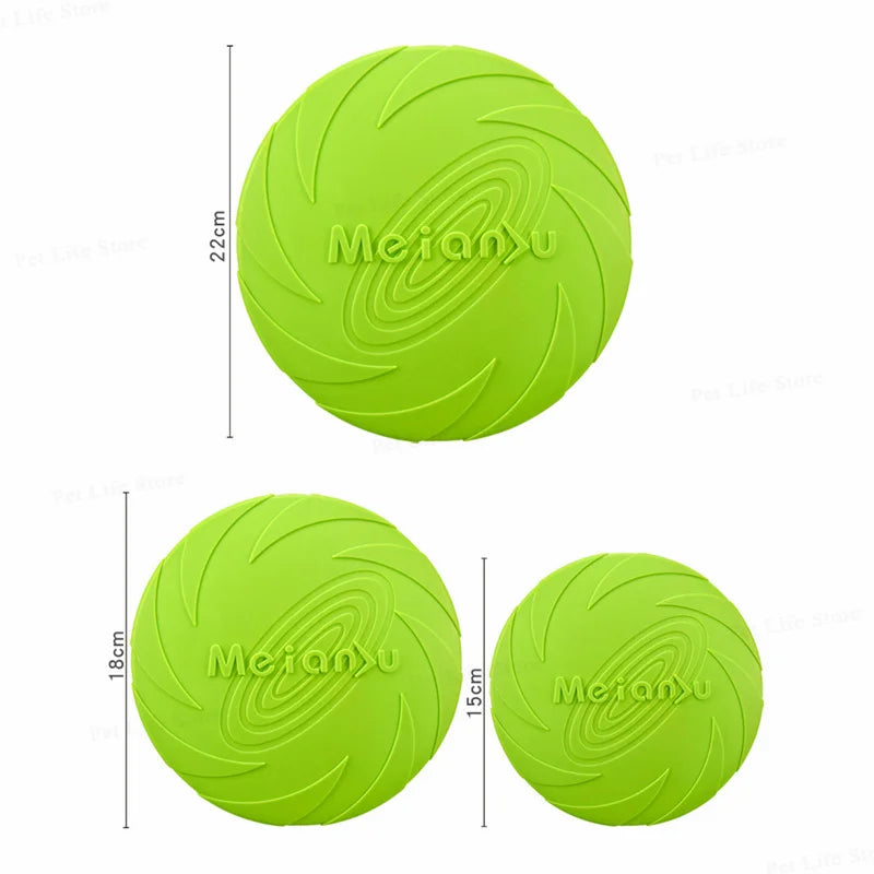Bite-Resistant Flying Disc Dog Toy — Multifunction Outdoor Training & Interactive Play for Dogs!