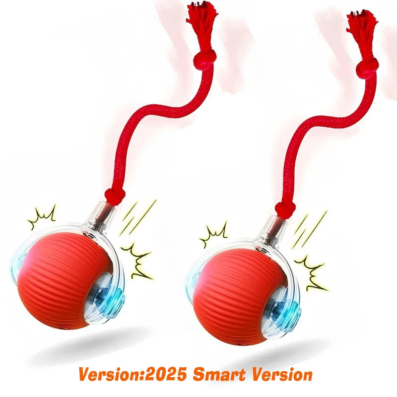 Rechargeable Interactive Dog Ball Toy — Auto-Rolling Fun for Bored Pups!