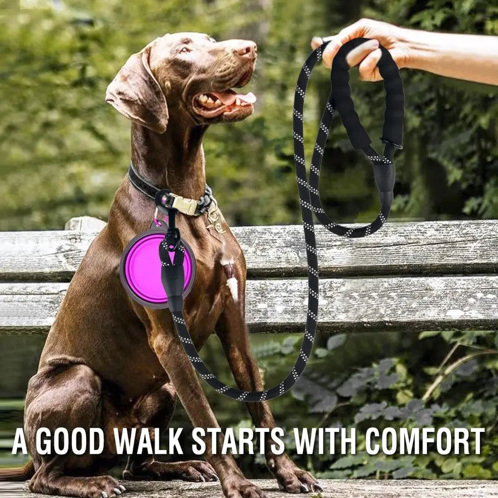 Strong Reflective Dog Leash for All Sizes — Durable, Safe & Built for Every Adventure!